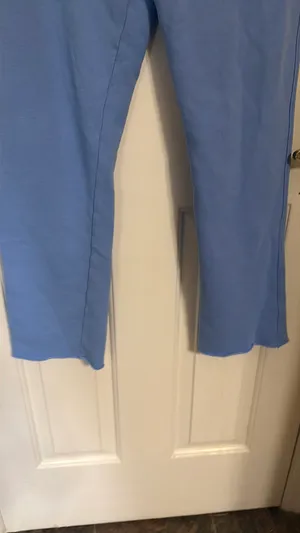 Aerie Small Straight-Leg Blue Sweatpants thumbnail 3