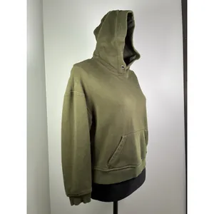 Cynthia Rowley Olive Green‎ Pullover Hoodie Sweatshirt Size Medium Relaxed thumbnail 3