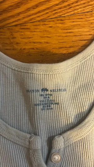 brandy melville baby blue tank top thumbnail 2