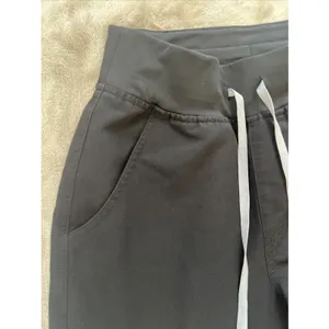FIGS YOLA‎ Scrub Pants Women's XS Black Straight Leg Technical Collection thumbnail 10