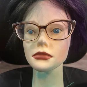 Jimmy Choo Brown Cat-Eye Glasses thumbnail 5