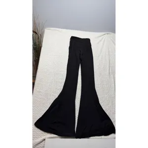 OFFLINE by Aerie Real Me Black High Rise Super Flare Leggings Crossover Waist S thumbnail 3