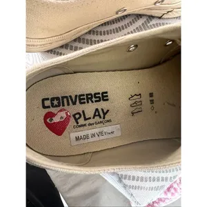 Comme des Garçons PLAY Chuck Taylor All Star Peek-A-Boo Low-Top Sneakers size 11 thumbnail 9