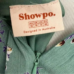 Showpo Secret Cure Mini Dress Mint floral 14 thumbnail 7
