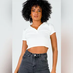 Princess Polly Cori Top in Cream Size 2 New with tag thumbnail 2