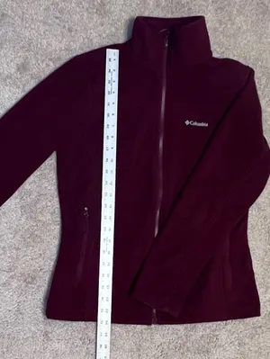 Columbia Women's Fleece Falls II Full-Zip Fleece Jacket Rich Wine Size M thumbnail 3