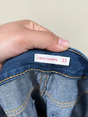 Levi’s CINCH SHORTs size 33 denim blue shorts women’s thumbnail 7