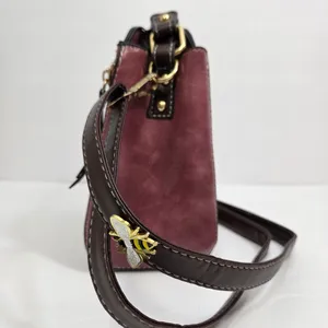 Chic Bumblebee Faux‎ Leather Handbag / Crossbody thumbnail 5