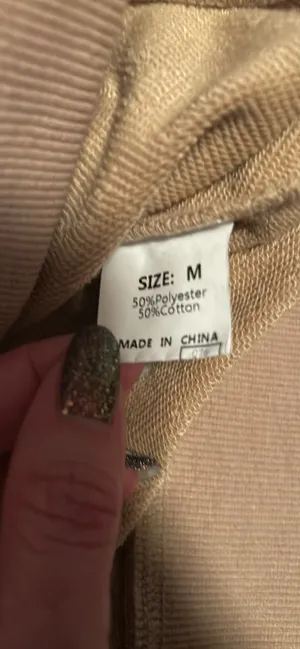Sweatshirt Tan Size M thumbnail 2