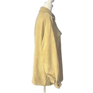 ‎Nasty Gal tan corduroy oversized button down 4 thumbnail 3