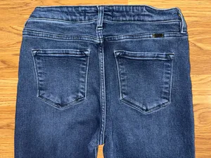 KanCan Button Fly Skinny Jeans Juniors Size 9 Waist Size 28 Dark Wash Stretchy thumbnail 9