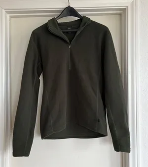 REI Vintage Green Fleece Quarter Zip thumbnail 1