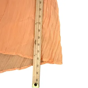 VICI Womens Open Back Balloon Sleeve Mini Dress Size S Orange Crinkle Textured thumbnail 12