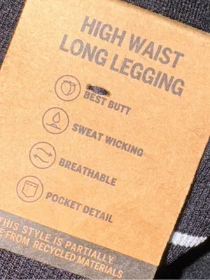Victoria’s Secret pink black white high waist long leggings tights thumbnail 4