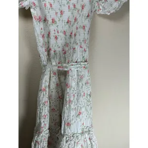 LoveShackFancy Clementine Eyelet Dress Size 2 Coquette Floral Girly Midi Length thumbnail 14