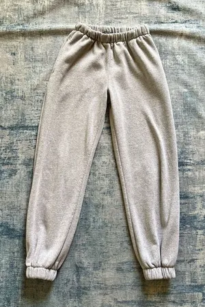 Brandy Melville Heathered Gray Rosa Cuffed Jogger Sweatpants One Size / Small thumbnail 1