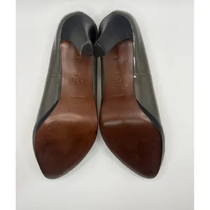 Cole Haan Nike Air Patent Leather Pumps Olive Green Taupe Heels D39704 Size 8B thumbnail 7