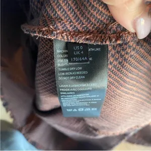 Free people Rowan‎ overall pinafore skirt brown 0 thumbnail 5