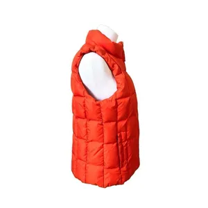 Gap Vintage Down Puffer Zipper Winter Washable Vest‎ Orange Spice MEDIUM Outdoor thumbnail 3