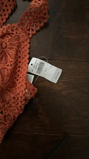 Aerie Bralette Lace Rust NWT S thumbnail 2