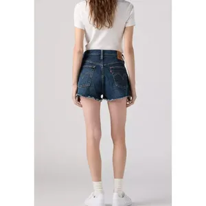 Levi's 27 Women's 501 Shorts Dark Indigo Worn In Blue Size 27 thumbnail 3