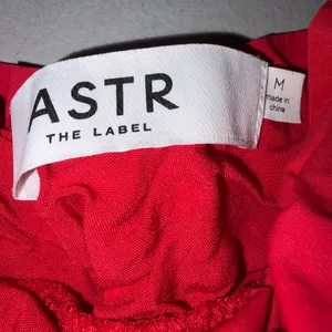 ASTR The Label Red Spaghetti Strap Cropped Peplum Tank Medium thumbnail 5