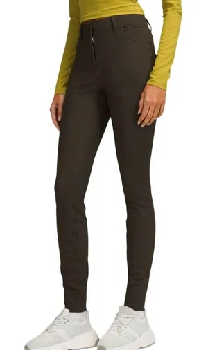 Lululemon City Sleek 5 Pocket 7/8 Pant Size 31 Dark Olive thumbnail 1