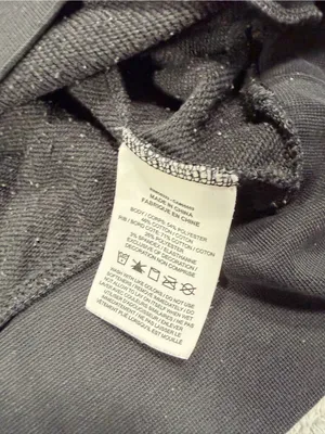Nike Black Cropped Crewneck Sweatshirt logo medium thumbnail 9
