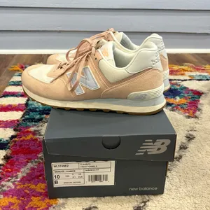 New Balance 574 Women’s Tencel Rose Water Sea Salt Sneaker thumbnail 2