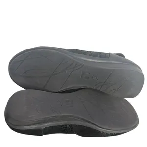 Revere Osaka Mary Jane Comfort Shoes Black Leather Strap Reptile Print 7.5 Wide‎ thumbnail 5
