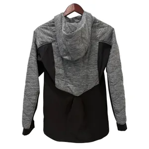 The North Face Womens Medium Gray Quilted Hybrid Softshell Fleece Hooded Jacket thumbnail 9