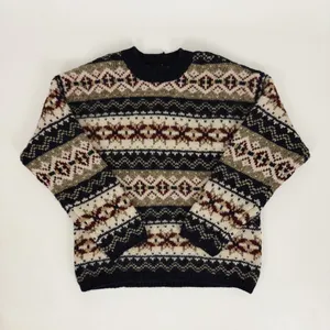 Vintage 80’s Abercrombie Pure Wool Fair-Isle Crewneck Knit “The Big Sweater” M thumbnail 6