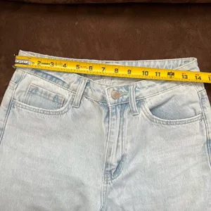 VERVET LOS ANGELES Light Blue Distressed Women's Jeans thumbnail 9
