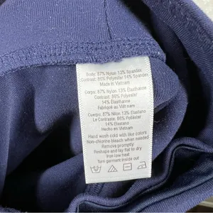 Alo Yoga Dark‎ Blue Mid Rise Moto Leggings thumbnail 6