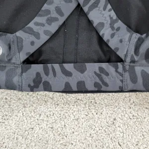 Lululemon In A Flash Bra II Womens 2 Deep Coal Animal Swirl Cheetah Crossback thumbnail 7