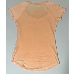 Guess Orange Pastel Burnout Short Sleeve T-Shirt Top Blouse Tee Size XS ✨ thumbnail 4