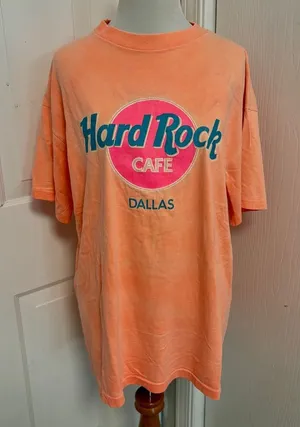 Vintage Hard Rock Cafe Tee Dallas C4* thumbnail 1