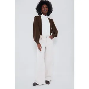 TUCKERNUCK X India Hicks Chocolate and Ivory Grove Blouse NWT Size XXXL thumbnail 6