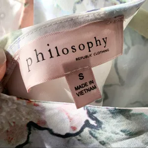 Philosophy Floral Ruffle Top thumbnail 4
