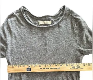 We The Free Free People Be My Baby Long Sleeve Knit Top Size Large Gray Neutral Minimalist thumbnail 8