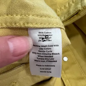Talbots Womens XS Chartreuse Denim Trucker Jacket Cotton Blend Stretch ID245 thumbnail 6