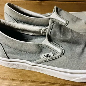 Vans grey slip on men's size 6 women's 7.5 thumbnail 3