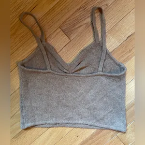 Madewell Camel Knit Top thumbnail 3