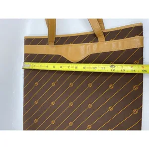 GUCCI Vintage XL Tote Bag in Canvas Fabric w/ thumbnail 7