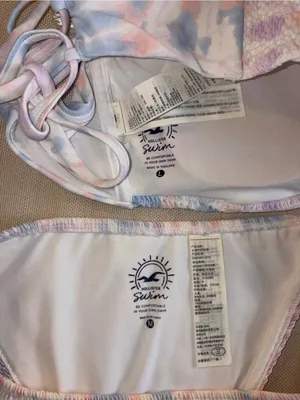 Hollister Pastel Tie-Dye Strapless Bikini Set thumbnail 3