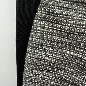 Anthropologie Moulinette Soeurs Grisaille‎ Shimmery Tweed Hourglass Dress Sz 6 thumbnail 9