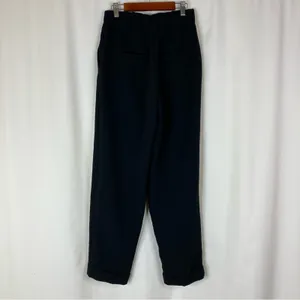 Wilfred Aritzia Black High Waist Straight Leg Polyester Pants Womens 2 thumbnail 7
