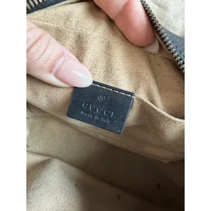 Gucci Crossbody Bag Womens Small Black Leather GG Marmont Camera Made In Italy thumbnail 13