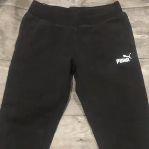Puma black jogger sweatpants thumbnail 4