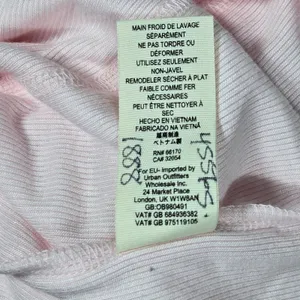 Free People Dale‎ Tank Top Ballet Ribbed Lace Open Back Pink OB980491 M thumbnail 7